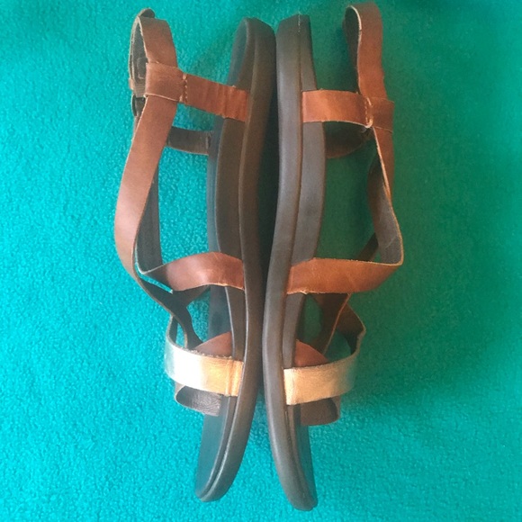 OluKai Brown and Silver Women's Sandals - Picture 2 of 9